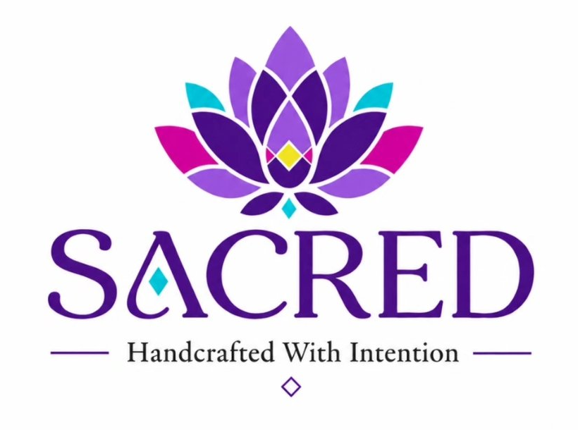 SACRED handcrafted with intention logo